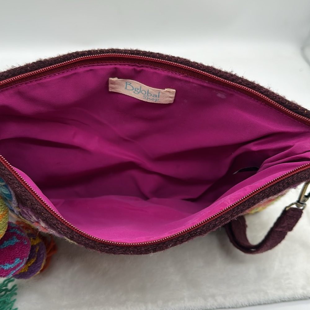 Peruvian Hand Bag Embroidered by Hand Multi-Colored The Andean Community - Picture 5 of 8